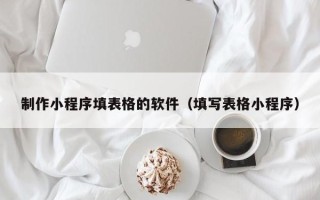 钦州制作小程序填表格的软件（填写表格小程序）