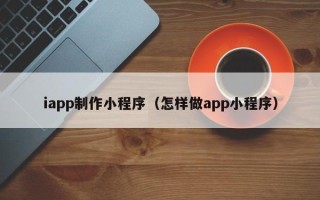 钦州iapp制作小程序（怎样做app小程序）